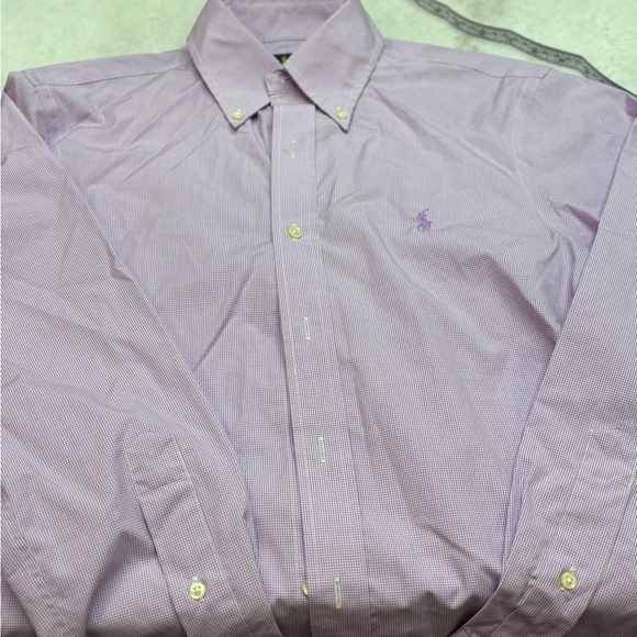 Ralph Lauren Men's Purple Button-Down Shirt - Picture 2 of 6